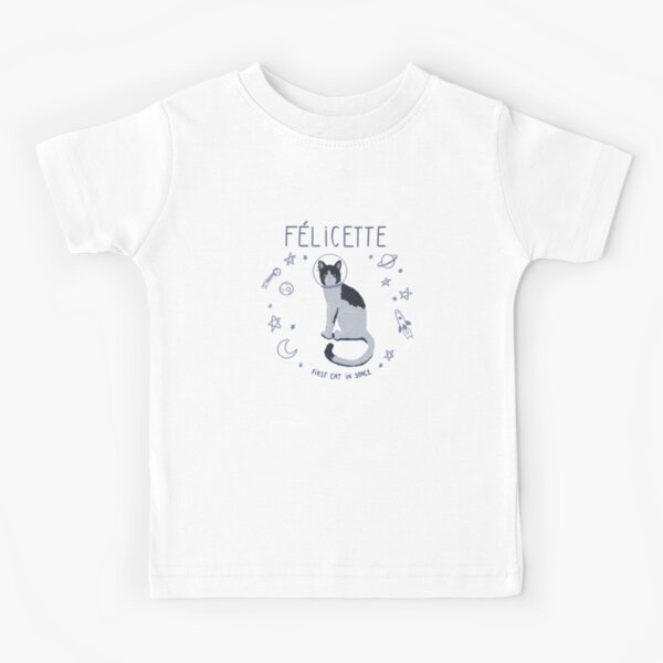 Felicette, the First Cat in Space Kids T-Shirt