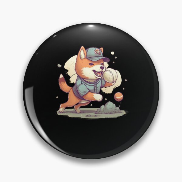 Item preview, Japanese dog Shiba Inu sports baseball designed and sold by Naohiro.