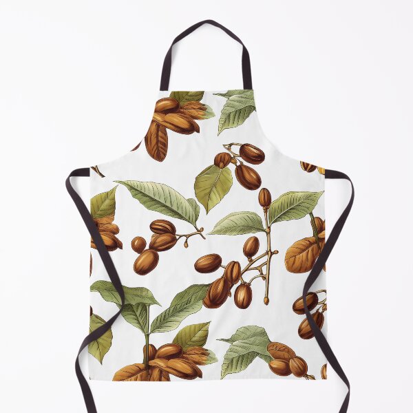 Item preview, Coffee Bean Floral Pattern designed and sold by GiveMeMood.