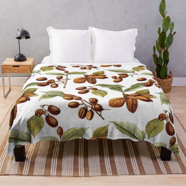 Item preview, Coffee Bean Floral Pattern designed and sold by GiveMeMood.