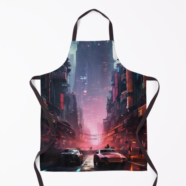 Item preview, Nighttime Futuristic City Vibes designed and sold by cyberartmaker.