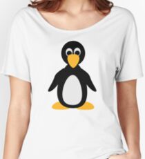 Comic penguin Women's Relaxed Fit T-Shirt