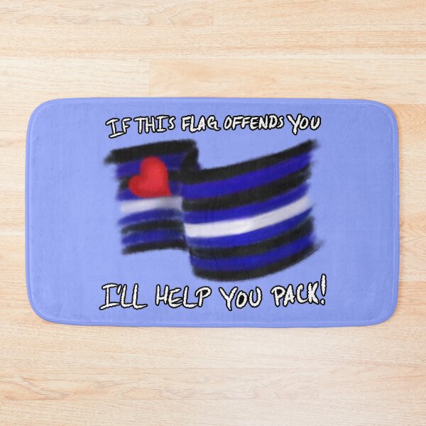Item preview, If This Flag Offends You... (Leather) designed and sold by StellarDraconic.