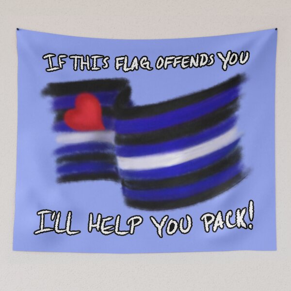 Item preview, If This Flag Offends You... (Leather) designed and sold by StellarDraconic.