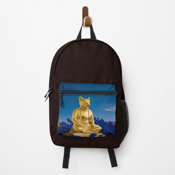 Item preview, Golden buddha cat designed and sold by miraclemeows.