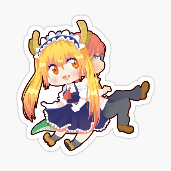 kobayashi dragon maid Sticker