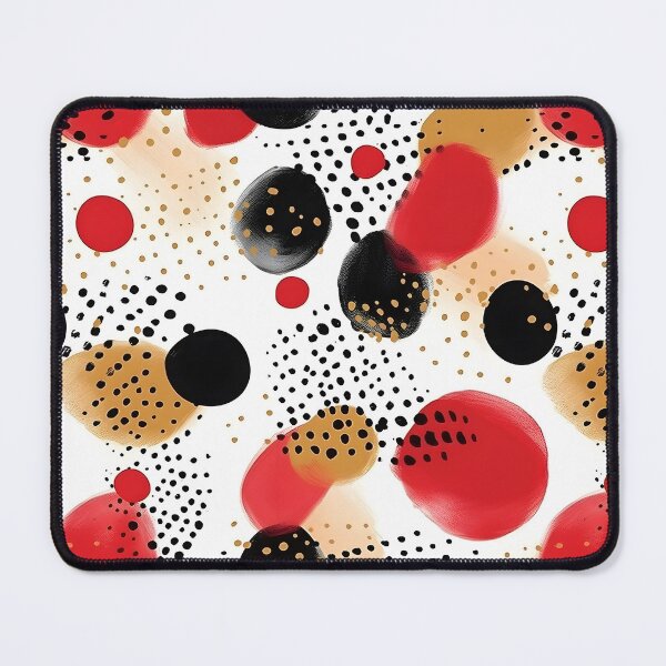 Item preview, Abstract red ink dot pattern designed and sold by kirindesign.