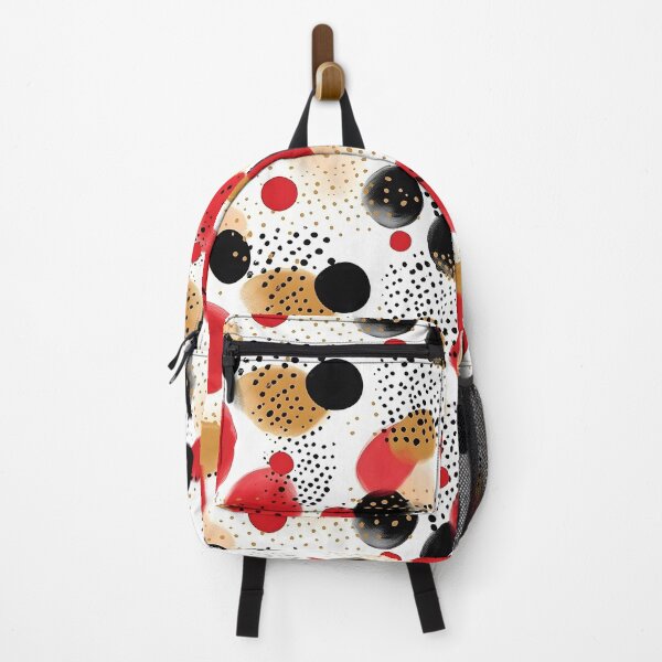 Item preview, Abstract red ink dot pattern designed and sold by kirindesign.