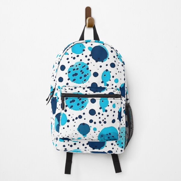 Item preview, Abstract blue ink dot pattern designed and sold by kirindesign.