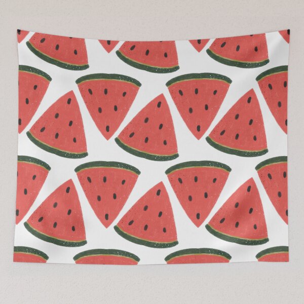 Item preview, Red and white watermelon slices pattern designed and sold by Home Cyn Home.