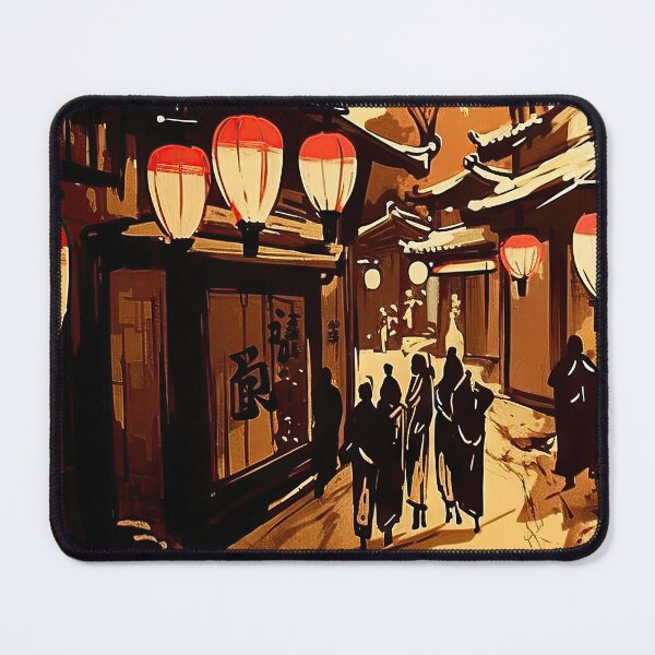 Item preview, 村 Beautiful Japanese Village Sunset Art designed and sold by Corbzart.