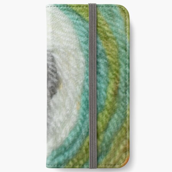 Color Burst Yarn Cake iPhone Wallet