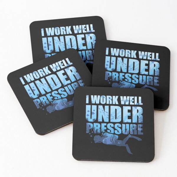 Item preview, I Work Well Under Pressure Scuba Diving Deep  designed and sold by Pubi.
