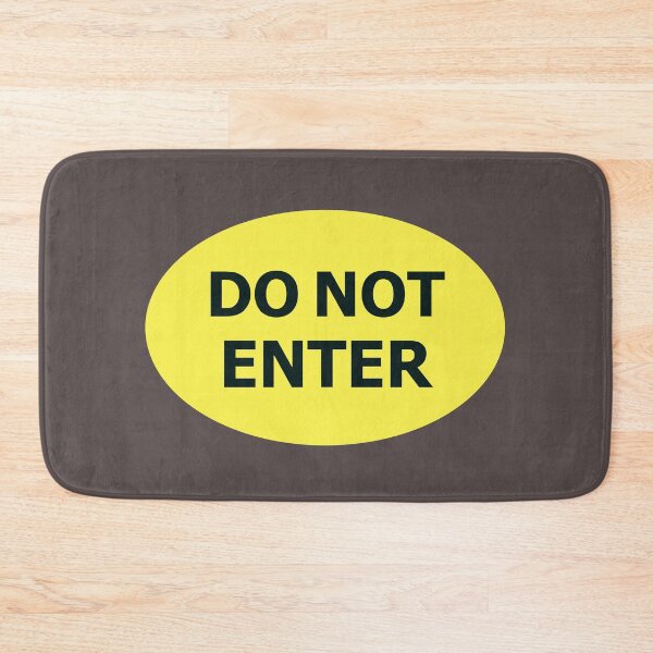 Item preview, DO NOT ENTER sign designed and sold by lobodelnoir.