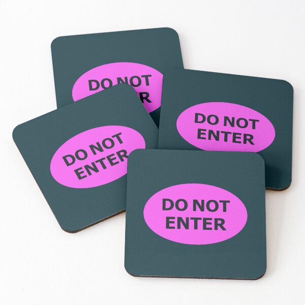 Item preview, DO NOT ENTER sign designed and sold by lobodelnoir.