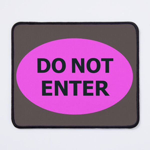Item preview, DO NOT ENTER sign designed and sold by lobodelnoir.