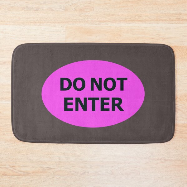 Item preview, DO NOT ENTER sign designed and sold by lobodelnoir.