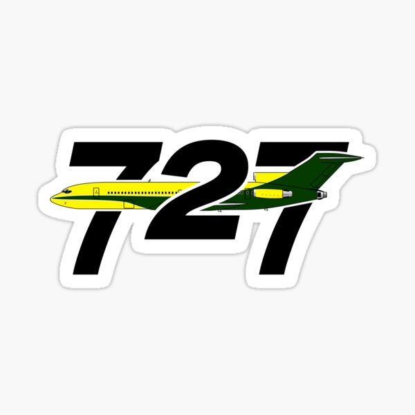 Boeing 727 Stickers for Sale