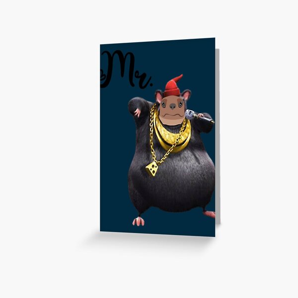 biggie cheese Greeting Card by lghafour