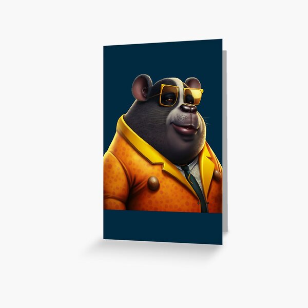 biggie cheese Greeting Card by lghafour