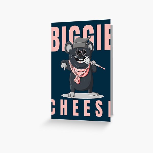 biggie cheese Greeting Card by lghafour