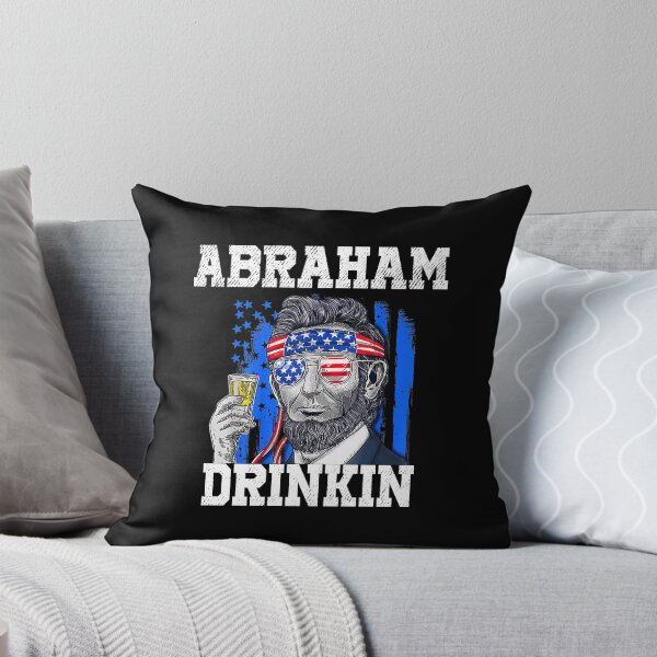 Item preview, Abraham Drinkin - Abe Lincoln Merica USA July 4th designed and sold by klukisu09.