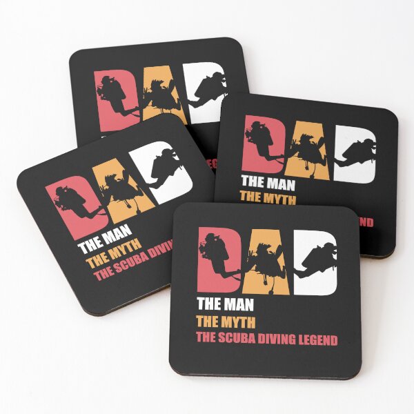 Item preview, Dad The Man The Myth Scuba Diving Snorkeling Ocean designed and sold by Pubi.