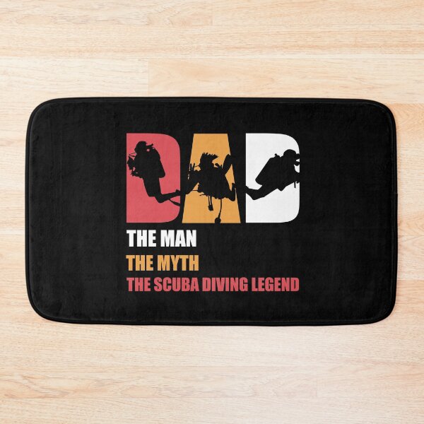 Item preview, Dad The Man The Myth Scuba Diving Snorkeling Ocean designed and sold by Pubi.