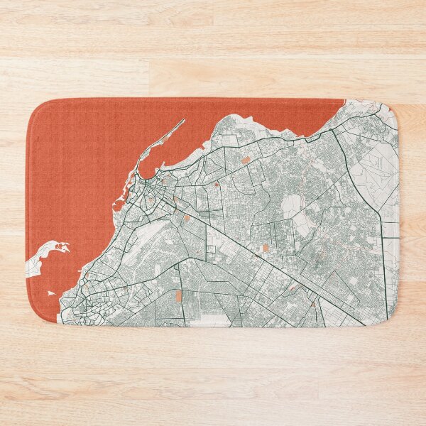 Item preview, Luanda City Map of Angola - Bohemian designed and sold by deMAP.