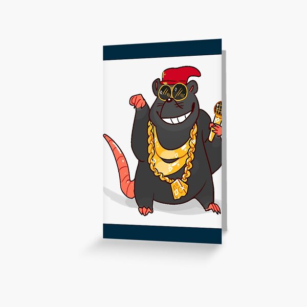 biggie cheese Greeting Card by lghafour