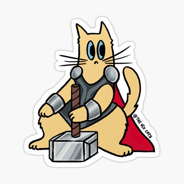 Behold Thor! Sticker