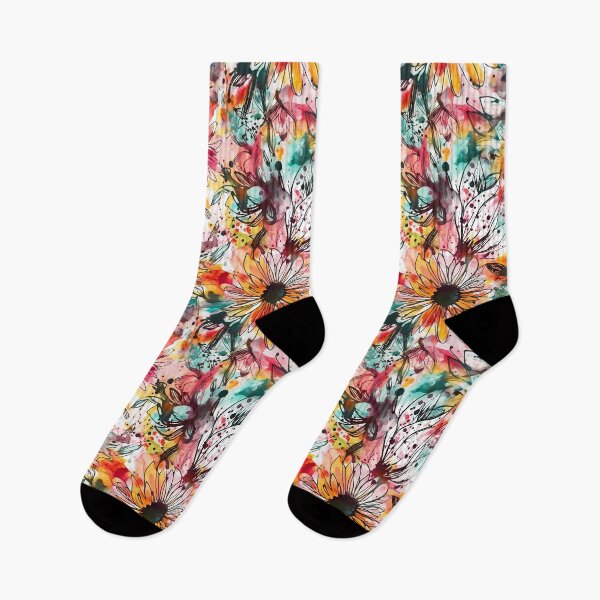 Item preview, Vibrant Floral Watercolor Pattern: A Delight for the Senses designed and sold by GiveMeMood.