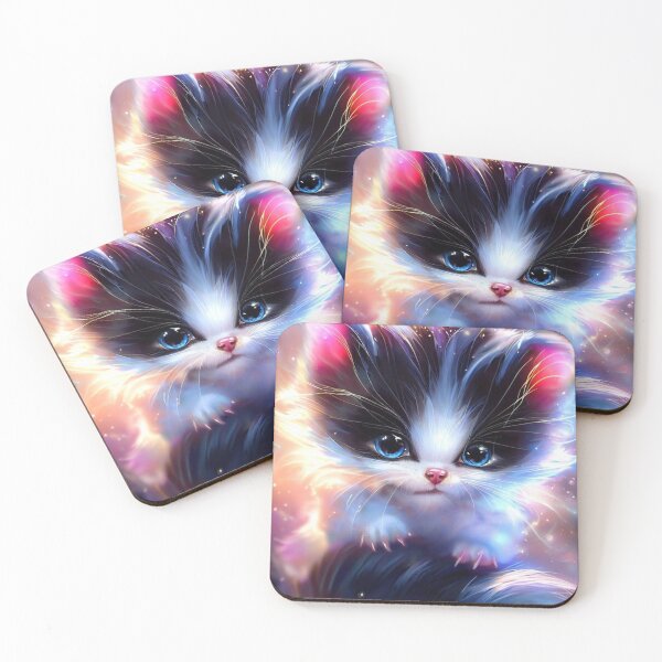 Item preview, Cute Kitty Digital Art Sticker designed and sold by teespedia.