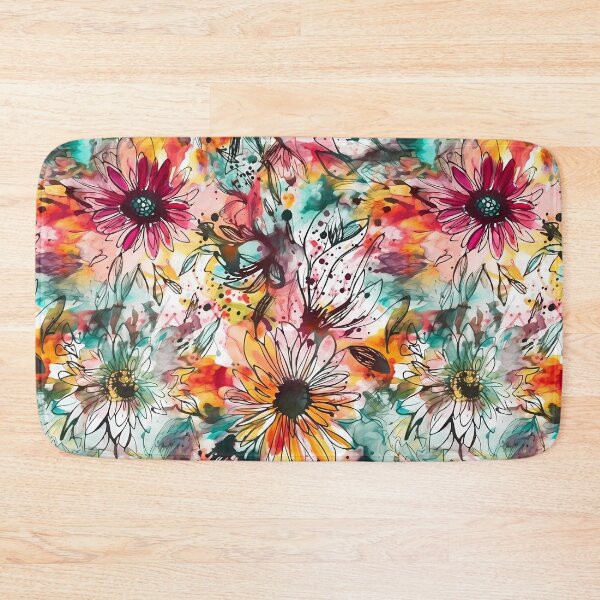 Item preview, Vibrant Floral Watercolor Pattern: A Delight for the Senses designed and sold by GiveMeMood.
