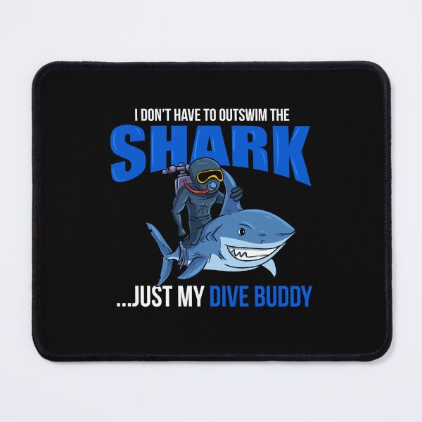 Item preview, Scuba Diving Shark Buddy Deep Sea Diving  designed and sold by Pubi.