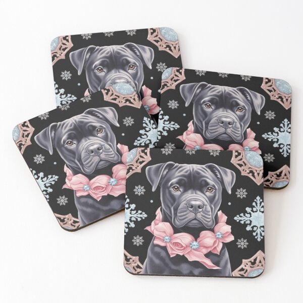 Item preview, Black Staffy Art designed and sold by Nocturne  Paws.