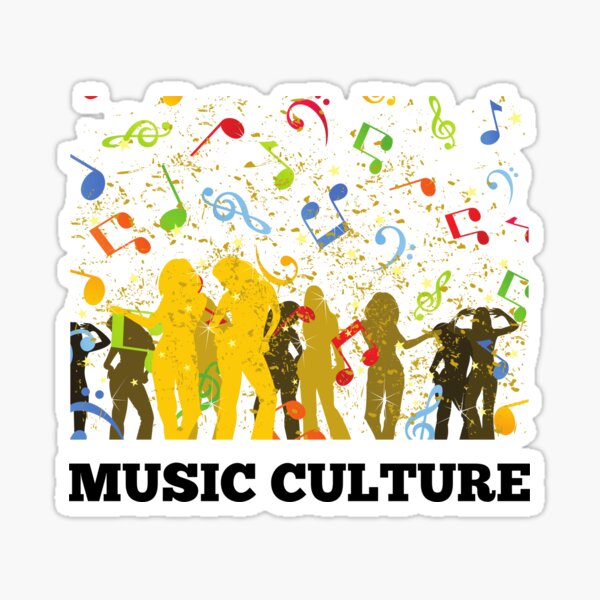 Music culture hot sun sunset original Positive Unlimited Keep life simple Music rock lgbt Psychodelic T Shirt Mens Womens Kids Funny Nature Lovers Botanical Short Sticker