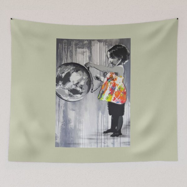 Item preview, Banksy Save My World designed and sold by JamarcusEggers.