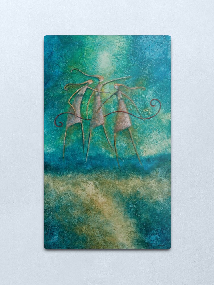 Alternate view of THE GRAEAE - DAUGHTERS OF PHORCYS Metal Print