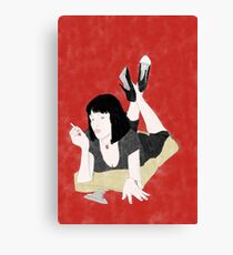 Pulp Fiction - Watercolor Canvas Print