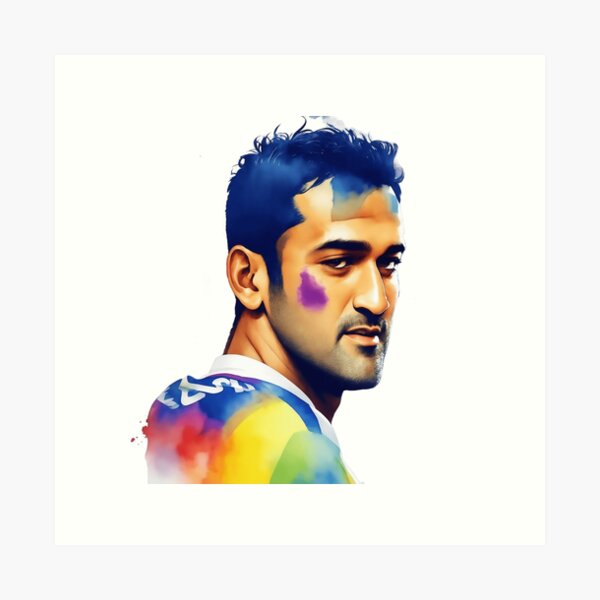 how to colour ms dhoni sir with cheapest doms colour pencil 😟 how to blend  colour pencil #msdhoni - YouTube