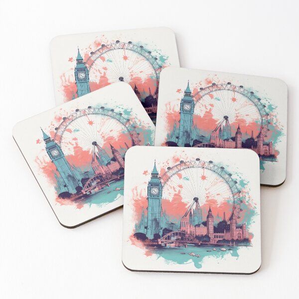 Item preview, Vibrant London - An Abstract Splash designed and sold by dj098.