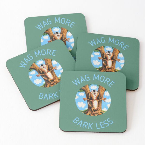Item preview, Wag more, bark less. designed and sold by kookycomet.