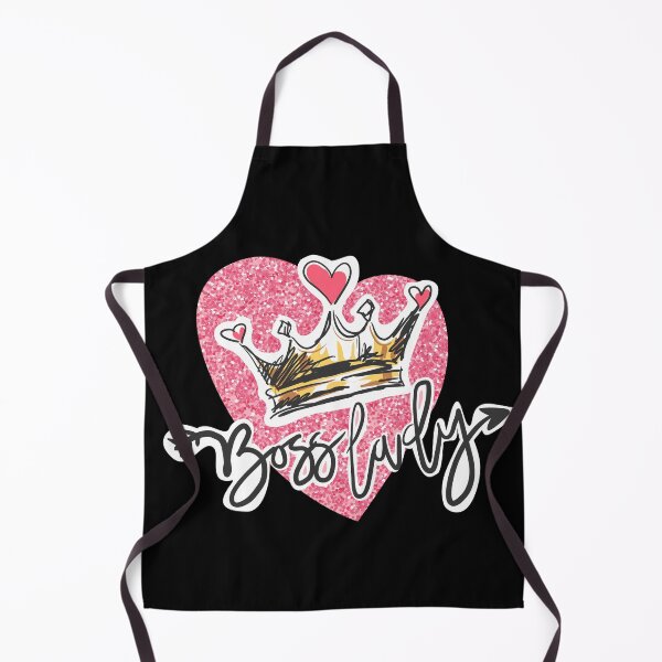 Item preview, Cool boss lady motif with heart and crown designed and sold by Wolfsee.