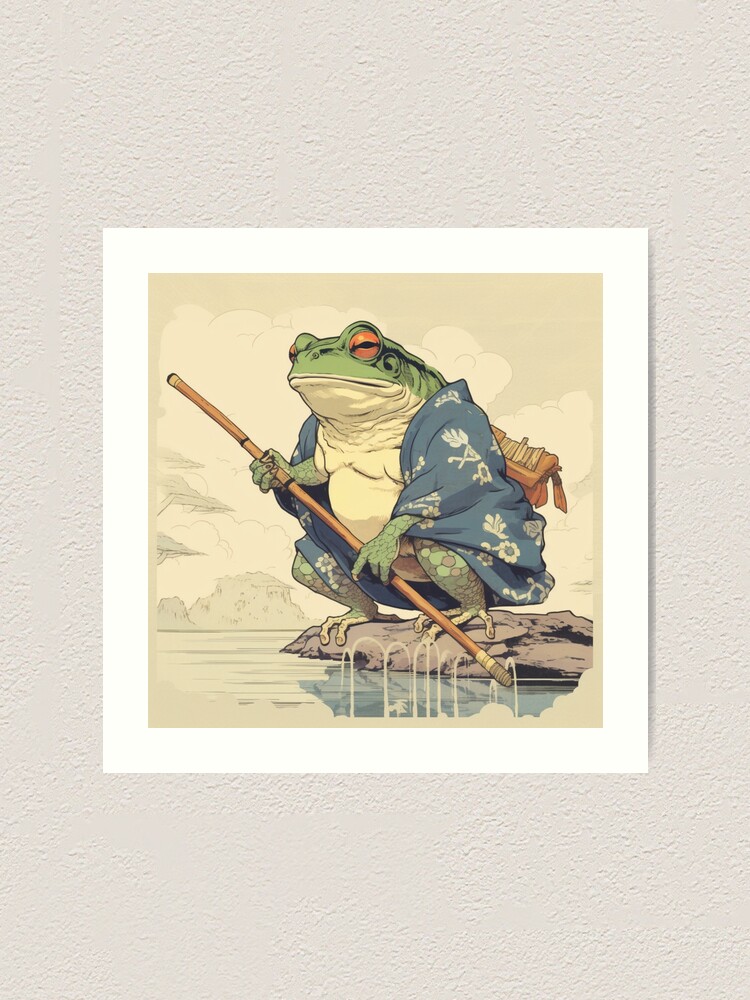 Matsumoto Hoji Frog Poster Matsumoto Hoji Poster Matsumoto Frog