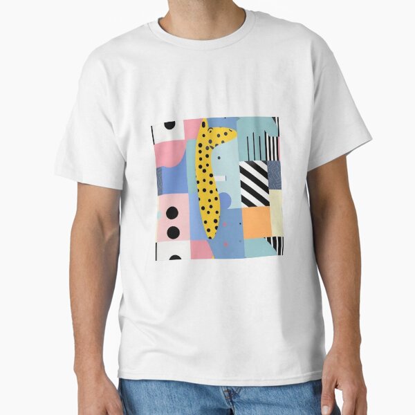 Item preview, Abstract patterns with giraffe, circle and various shapes, pastel color designed and sold by Artistry Studio.