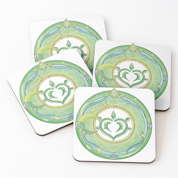 Item preview, Genshin Impact - Dendro - Element - Cardcaptors Magic Disc - Kawaii - JRPG designed and sold by Lorna182.
