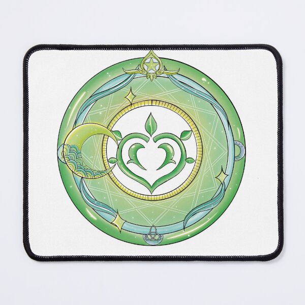 Item preview, Genshin Impact - Dendro - Element - Cardcaptors Magic Disc - Kawaii - JRPG designed and sold by Lorna182.