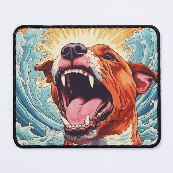 Item preview, Angry Staffy designed and sold by Nocturne Paws.