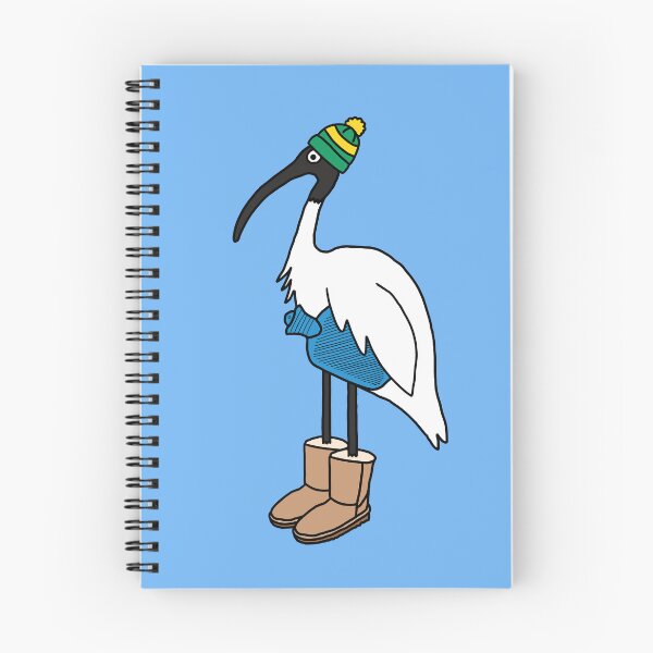 Item preview, Winter Bin Chicken on Blue designed and sold by Digitaldingo.
